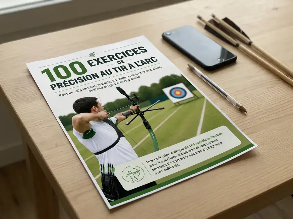 La couverture du guide imprimée au format A4 posée sur une table en bois